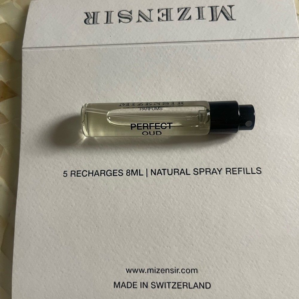 Mizensir “Perfect Oud” Perfume Spray Refill (0.3 FL OZ / 8 ML)> CHECK EBAY - Picture 2 of 4
